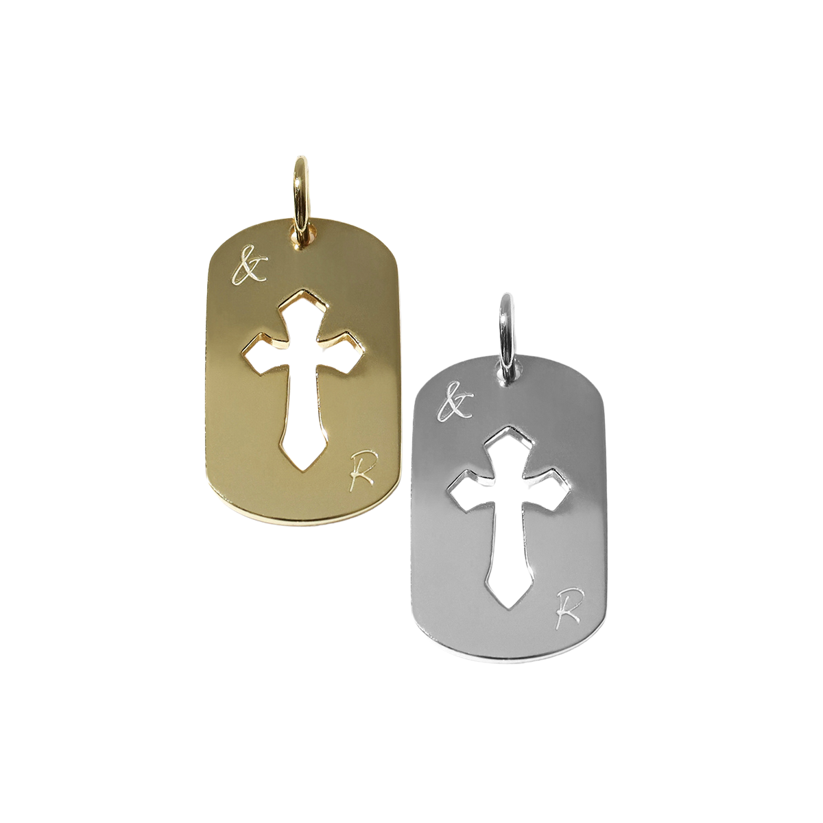 Cross Plate Charm