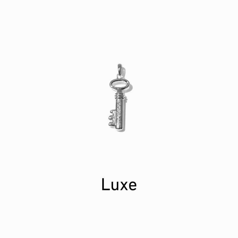 三山凌輝　&RADI　チャーム　クロスプレート　南京錠　モチーフ Padlock Charm【Luxe】 (Silver) | &RADI