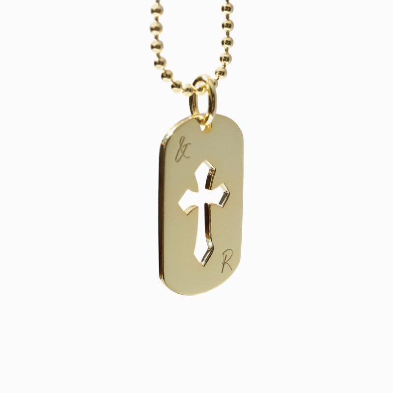 Cross Plate Charm