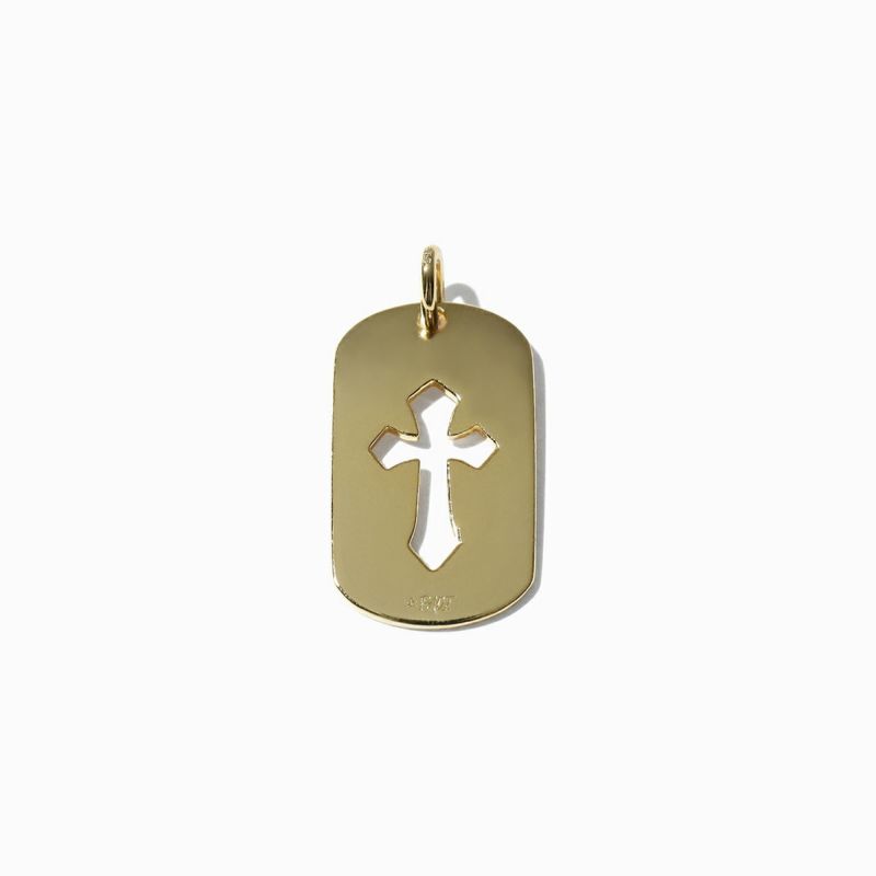 Cross Plate Charm