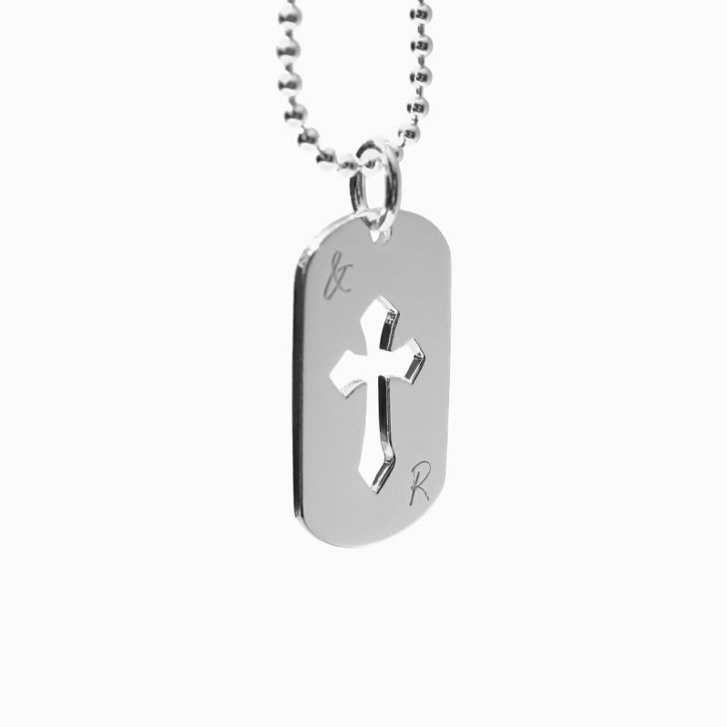 Cross Plate Charm